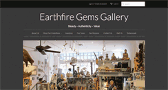Desktop Screenshot of earthfiregems.com